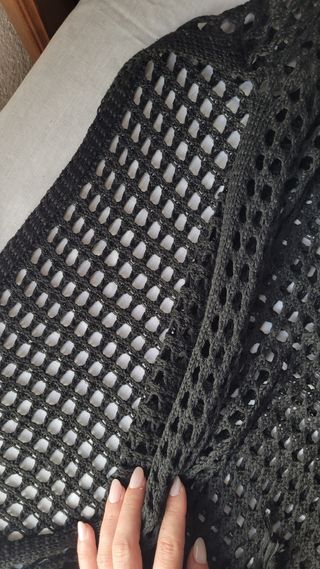 Falda negra crochet playa | Boho