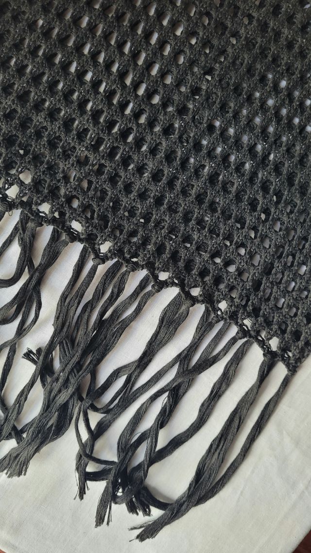 Falda negra crochet playa | Boho