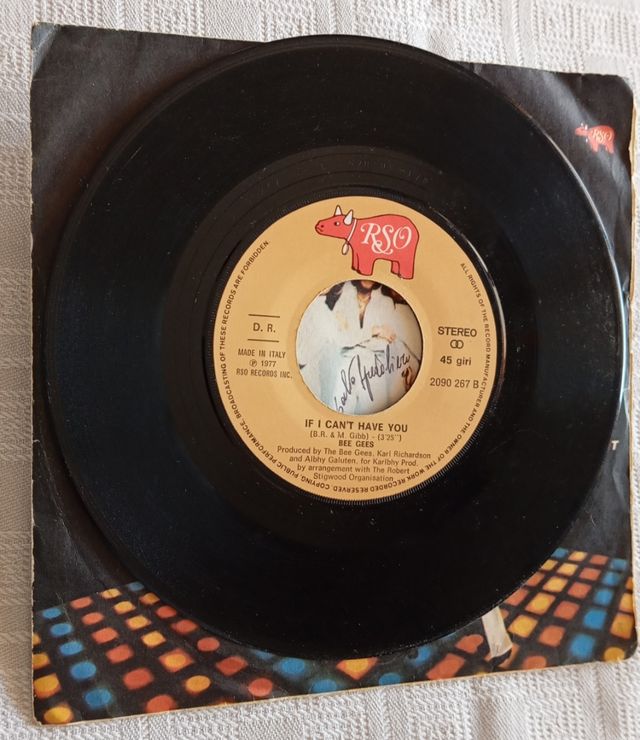 Singolo 45 giri Bee Gees - Stayin' Alive