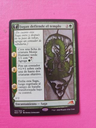 Carta Magic Jugan defiende el templo