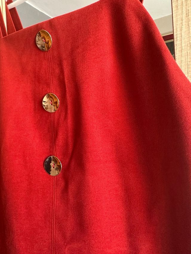 Vestido rojo Zara - Talla L