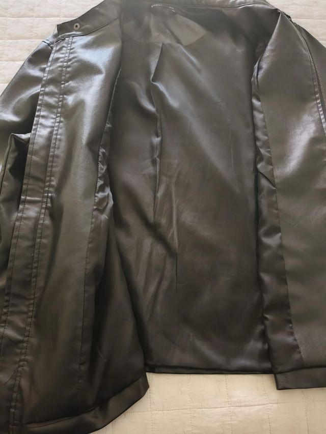 Giubbotto uomo in pelle sintetica (come nuovo)