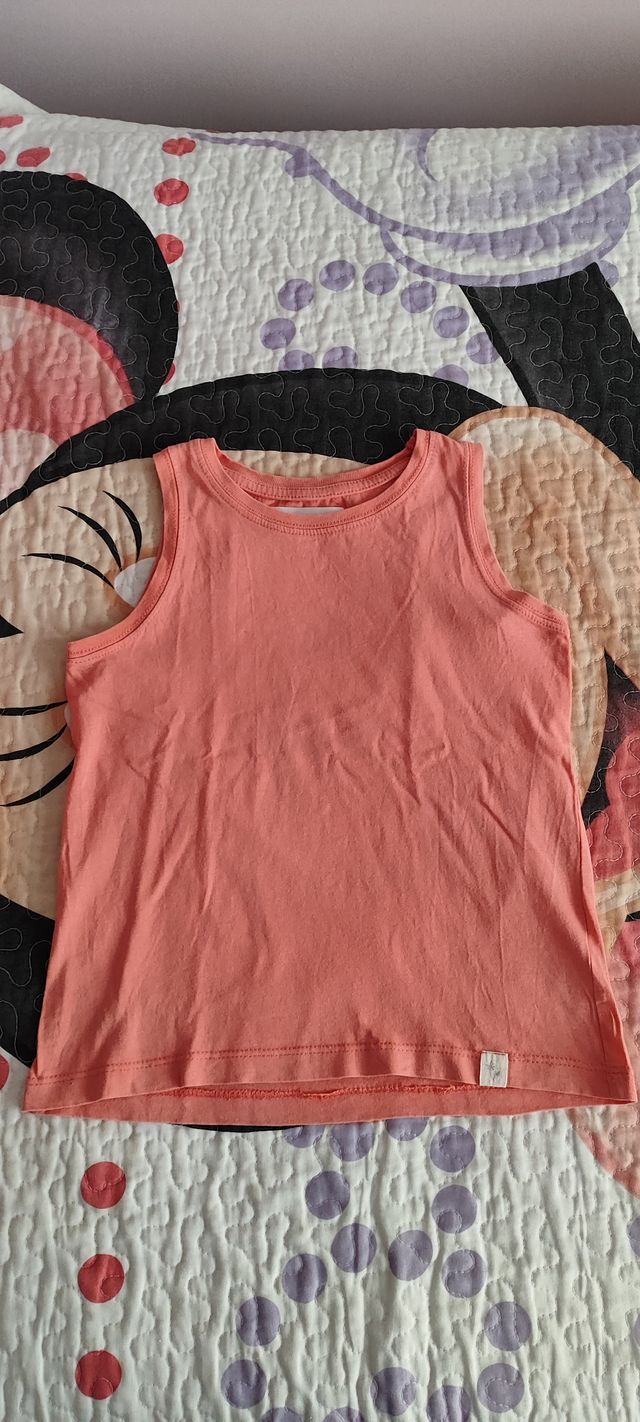 Lote 8 camisetas manga corta niño 4-5 años