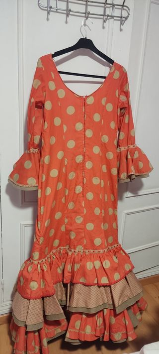 Traje gitana lunares multicolor talla 5