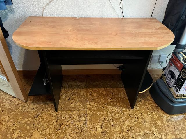 Escritorio madera - negro/marrón