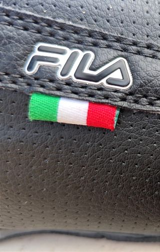 Black Fila Racing Sneakers