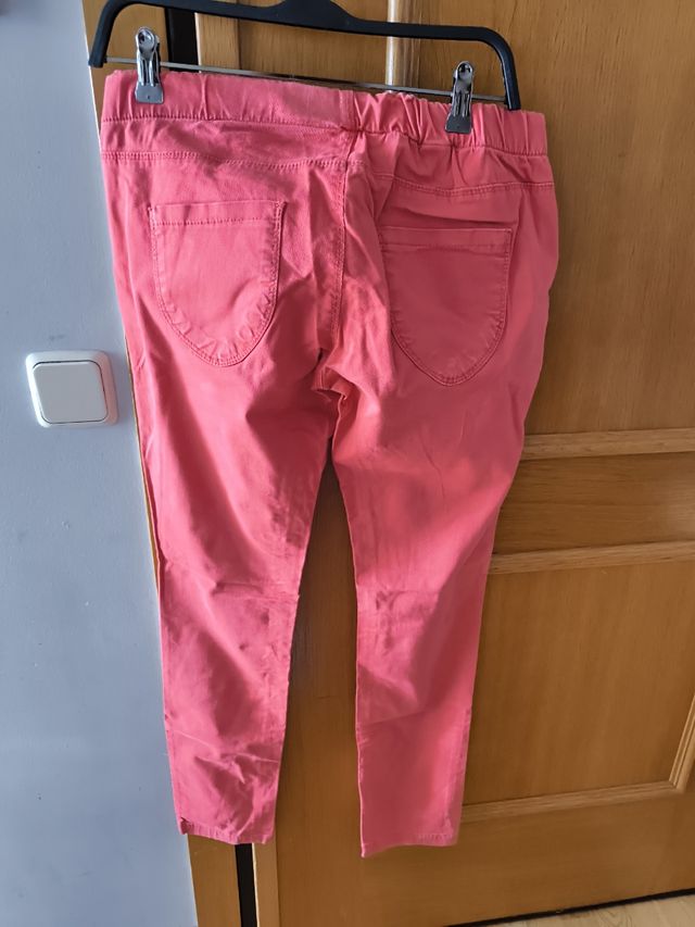 Pantalones rosa - Tiro alto