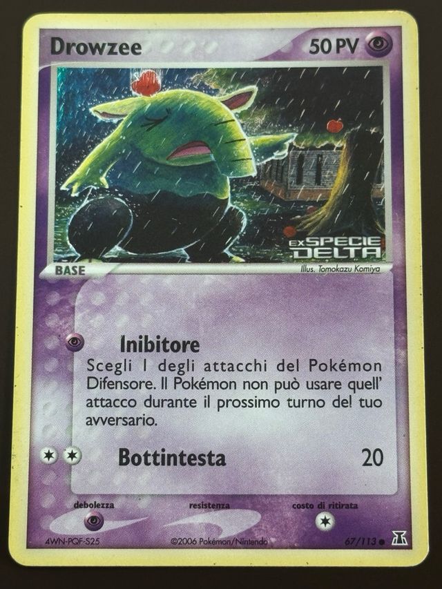 Pokemon Drowzee Komiya Stamped Ex Specie Delta