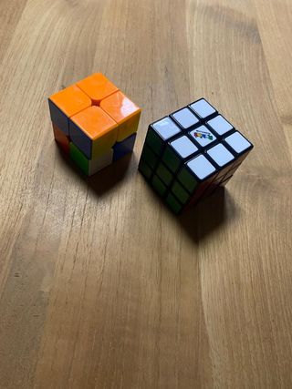 2 Cubos Rubik: 2x2 y 3x3