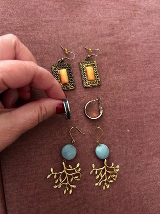 3 pares de Pendientes 