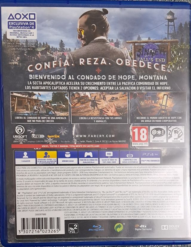 Far Cry 5 PS4 (PlayStation 4)