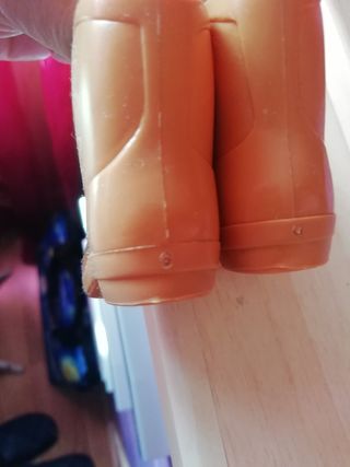 Botitas Nancy marrones y rosas