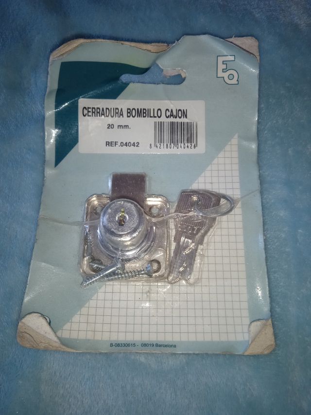 Cerradura bombillo de cajón