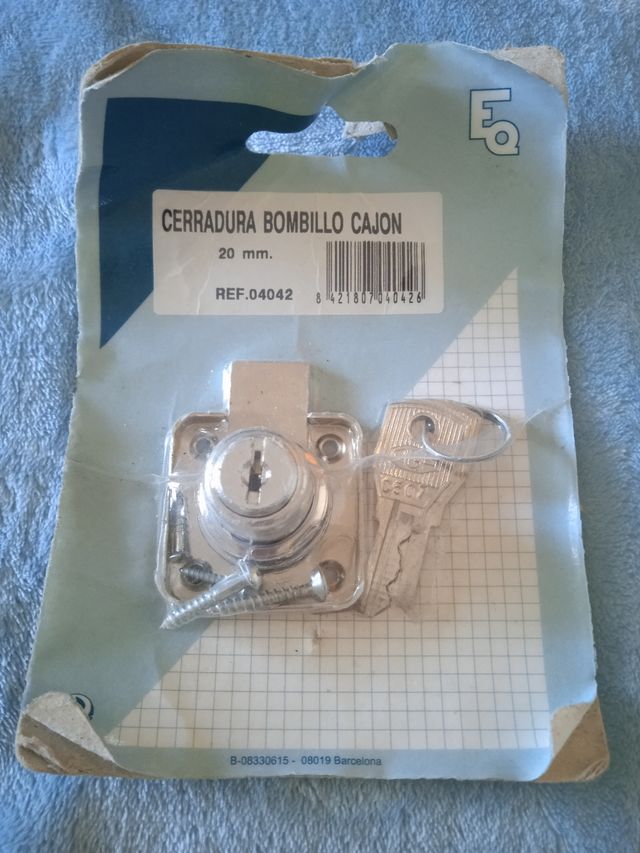 Cerradura bombillo de cajón