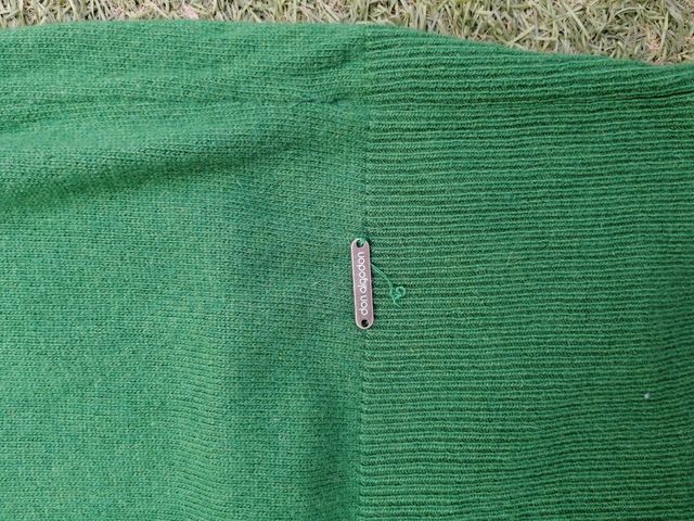 Vestido verde punto - Talla M