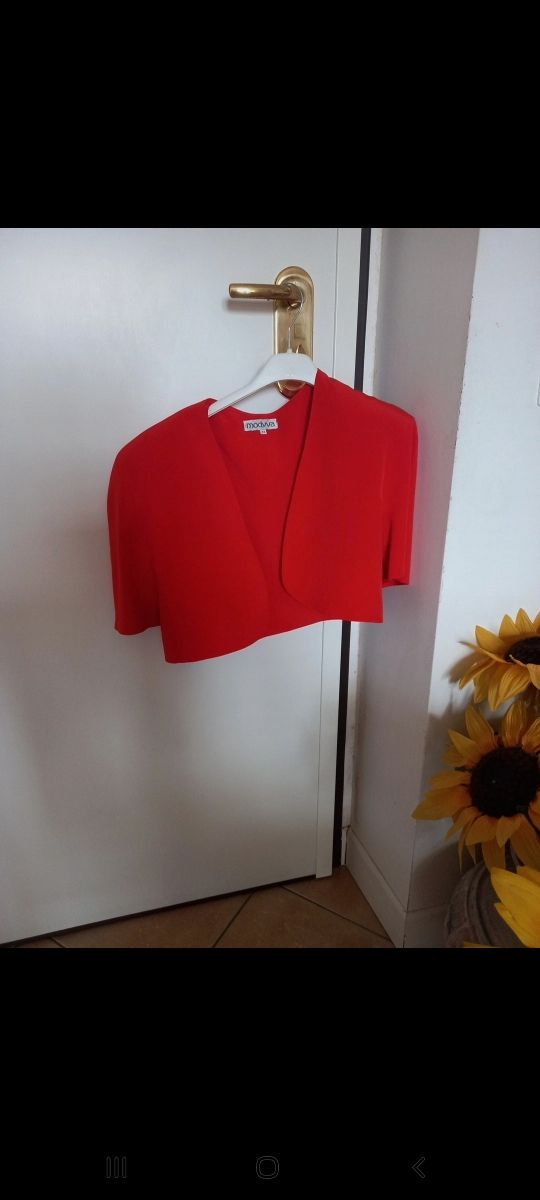 Coprispalle rosso donna