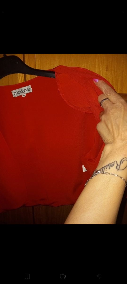 Coprispalle rosso donna