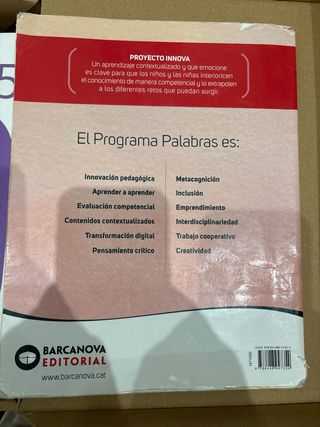Palabras 6. Lengua castellana. Conocimientos