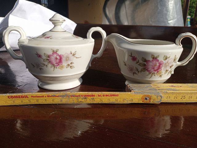 2 pezzi Lattiera e  zuccheriera BAVARIA