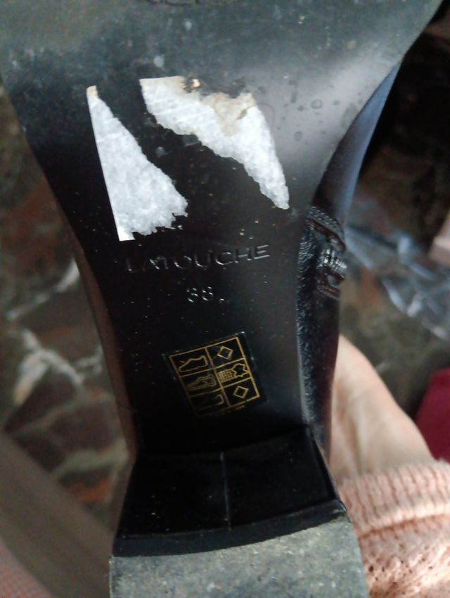 Botas altas piel Latouche negras