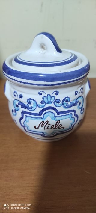 Barattolo porta miele in ceramica 