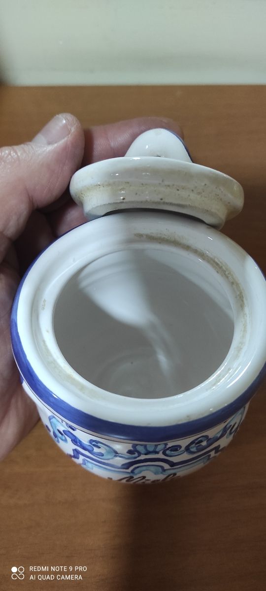 Barattolo porta miele in ceramica