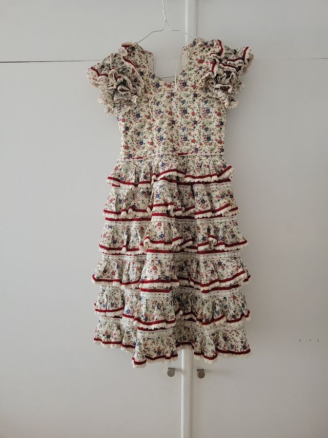 Traje de gitana talla 2-3 años, en perfecto estado