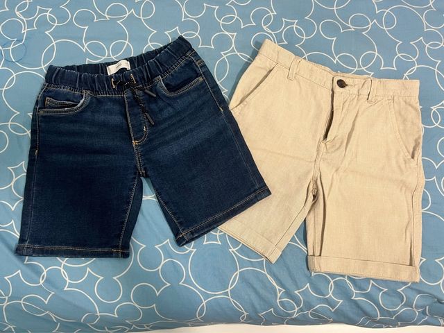 Dos bermudas niño T 7/8 años
