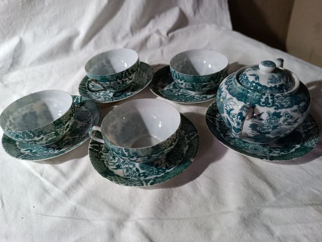 JUEGO DE TEA O CAFE PORCELA DE ARROZ