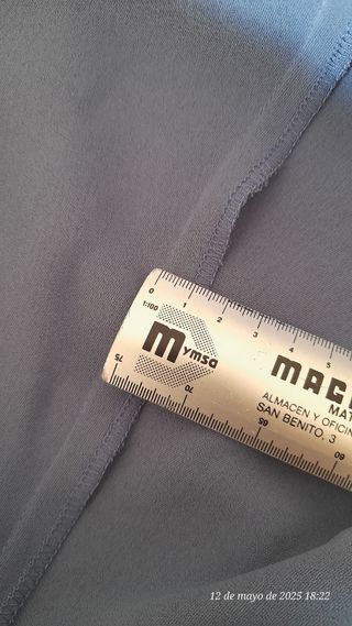 Vestido fiesta Rosa Clará azul - Talla 6