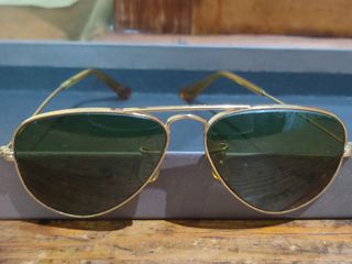 Ray-Ban B&L Gafas sol oro originales made in USA