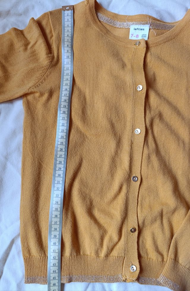 Chaqueta de botones de niña