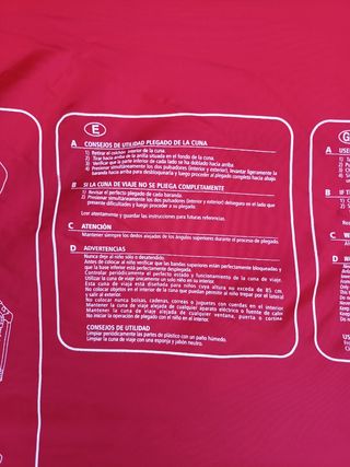 Cuna viaje Jane con caja - Plegable