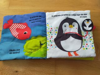 Dos libros infantiles de tela