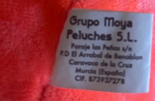 Dragón peluche gigante