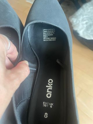 Zapatos negros Anko - Tacón - 39