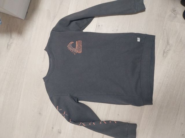 Sudadera Quiksilver gris talla 20