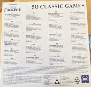 Juego Frozen II 50 juegos Trefl