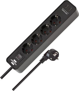 🔌 Regleta Brennenstuhl 4T+2USBC