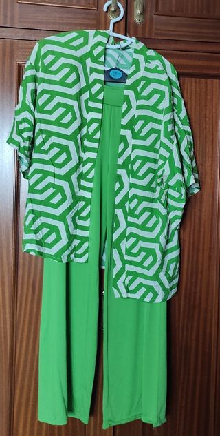 Conjunto 2 piezas - Verde & Blanco