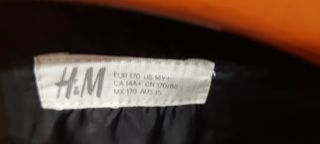 Cazadora H&M negra - Talla 170 cms