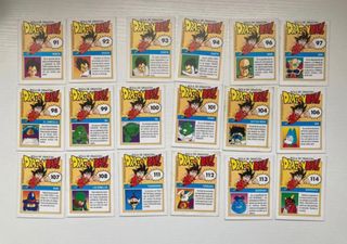 Dragon Ball cartas 90’