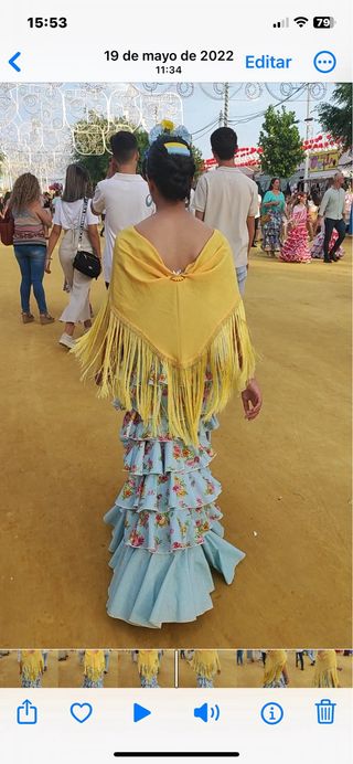 Traje de flamenca niña