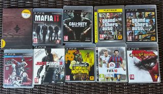 Lote de 10 videojuegos PlayStation 3
