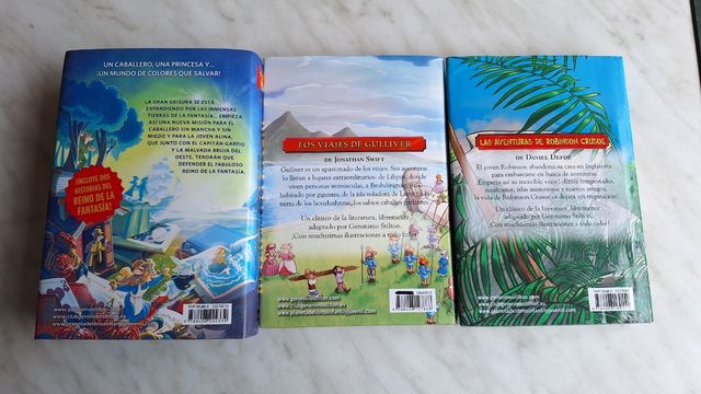 Lote 3 libros geronimo stilton