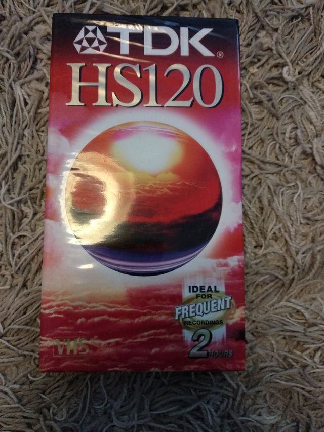 Cinta de video TDK HS120
