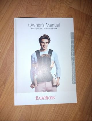 Mochila portabebés Babyjorn BabyCarrier one