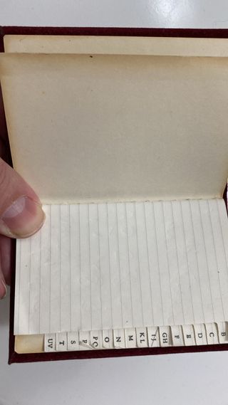 Agendina con placca in argento 925