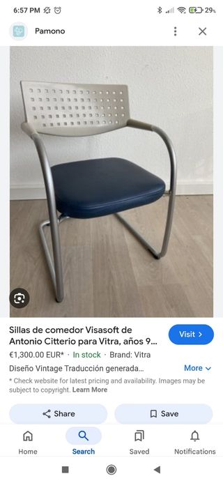 Sillas Vitra Antonio Citterio - Blancas