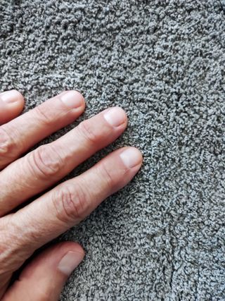 Alfombra Gris de pelo corto